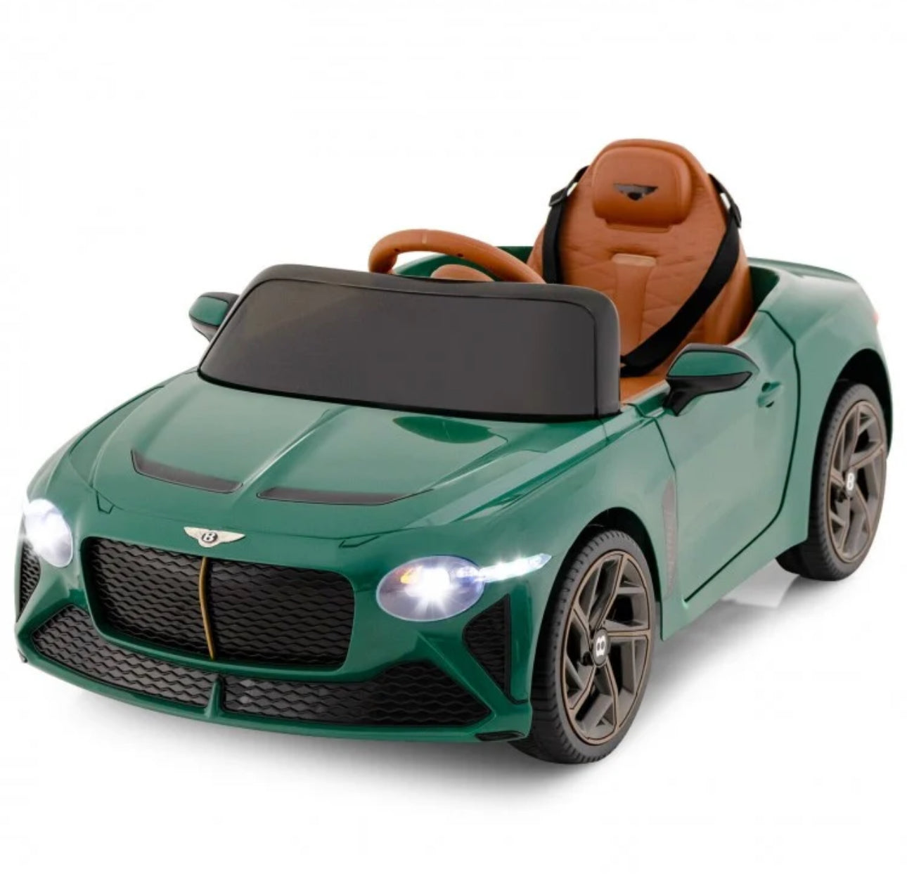 2025 Licensed 12V Bentley Bacalar Ride On Car 1 Seater Upgraded | Seatbelt | Push To Start Button | Music | Lights | Remote