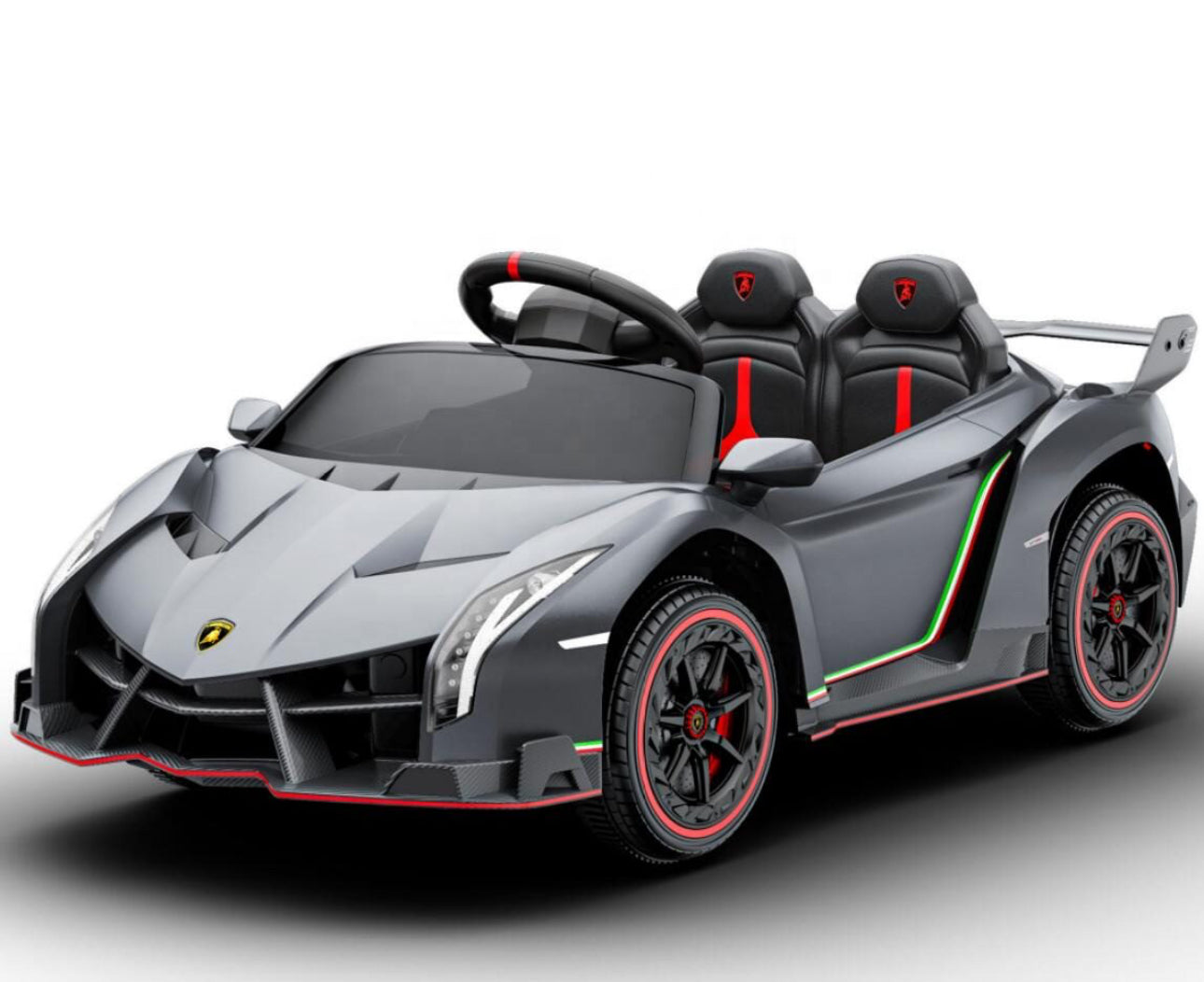 Licensed 2025 Veneno 4x4 Kids Ride On Car 1 Seater | 12V | Upgraded | Leather Seat | Rubber Tires | Remote