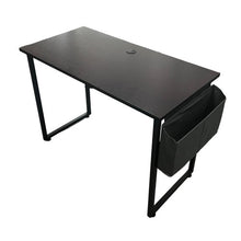 Load image into Gallery viewer, Classy Computer Desk, 100 x 50cm Modern Style Study Desk with Side Storage Bag for Home, Office (Black)
