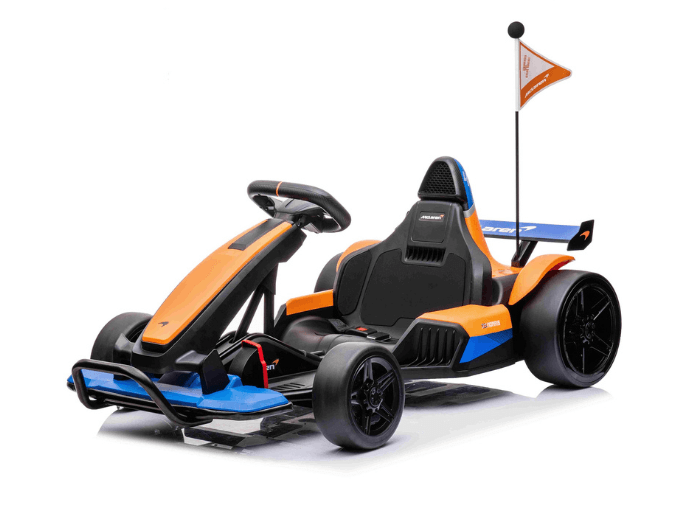 2025 Licensed McLaren Upgraded 24V Big Kids Drifting Go Kart | Rubber Wheels | Comfy Seat | 9-16kph