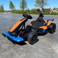 Load image into Gallery viewer, 2025 Licensed McLaren Upgraded 24V Big Kids Drifting Go Kart | Rubber Wheels | Comfy Seat | 9-16kph
