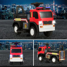 Load image into Gallery viewer, New 2025 Kids Ride On Car / Fire Truck | Siren | Music | Upgraded 6V
