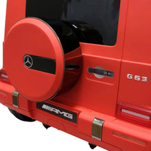 Load image into Gallery viewer, Licensed 2025 Mercedes GWagon G63 Black Or Red Upgraded | 2 Seater | 24V | 4x4 Kids Ride-On | Leather Seats | Rubber Tires | Remote
