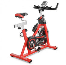 Load image into Gallery viewer, Heavy Duty Indoor Stationary Silent Belt Driven Exercise Cycling Bike For Gym, Home, Office | Fat Burning | Adjustable Handle, Seat | Comfy Seat | Cup Holder
