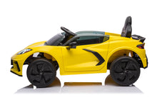 Load image into Gallery viewer, 2025 Licensed 12V Chevrolet Corvette C8, 1 Seater Kids Ride On Car Upgraded | Leather Seat | Rubber Tires | LED Lights | Remote
