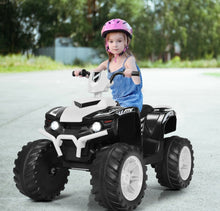 Load image into Gallery viewer, Super Cool 12V Kids Ride On ATV, Car 1 Seater | LED Lights | Heavy Duty Tires | Ages 3-7 | Music | 2 Speeds | Upgraded
