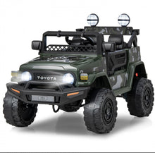 Load image into Gallery viewer, 2025 Licensed Toyota FJ Cruiser 12Volt 2 Seater Upgraded Kids Ride On Car / Truck | Lights | Suspension | Push To Start | Horn | Music | Remote
