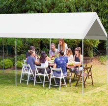 Load image into Gallery viewer, Super Duty Steel Portable Frame Car Tent Shelter | 10x20 Ft | Weather Resistant | Easy Assembly
