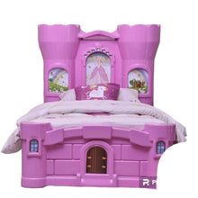 Load image into Gallery viewer, Upgraded Adorable Pink Princess Castle Bed For Your Little Ones

