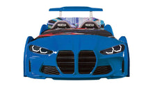 Load image into Gallery viewer, Super Cool 2024 Blue GTX Race Car Bed Upgraded | LED Lights
