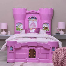 Load image into Gallery viewer, Upgraded Adorable Pink Princess Castle Bed For Your Little Ones
