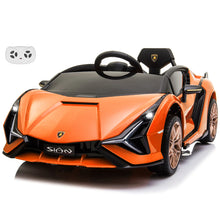 Load image into Gallery viewer, 2024 Licensed Lamborghini SIAN FKP 37 | 12V Ride-On Upgraded | Bluetooth | 1 Seater | Remote
