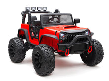 Load image into Gallery viewer, 2025 ECD Upgraded Monster Jeep Style 24V Ride-On | Small 2 Seater | MP3 | Leather Seats | Rubber Tires | Remote
