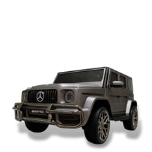 Load image into Gallery viewer, Licensed 2025 Mercedes GWagon G63 Matte Grey Upgraded | 2 Seater | 24V | 4x4 Kids Ride-On | Leather Seats | Rubber Tires | Remote | Light Up Logo
