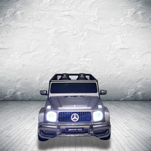 Load image into Gallery viewer, Licensed 2025 Mercedes GWagon G63 Matte Grey Upgraded | 2 Seater | 24V | 4x4 Kids Ride-On | Leather Seats | Rubber Tires | Remote | Light Up Logo
