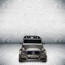 Load image into Gallery viewer, Licensed 2025 Mercedes GWagon G63 Matte Grey Upgraded | 2 Seater | 24V | 4x4 Kids Ride-On | Leather Seats | Rubber Tires | Remote | Light Up Logo
