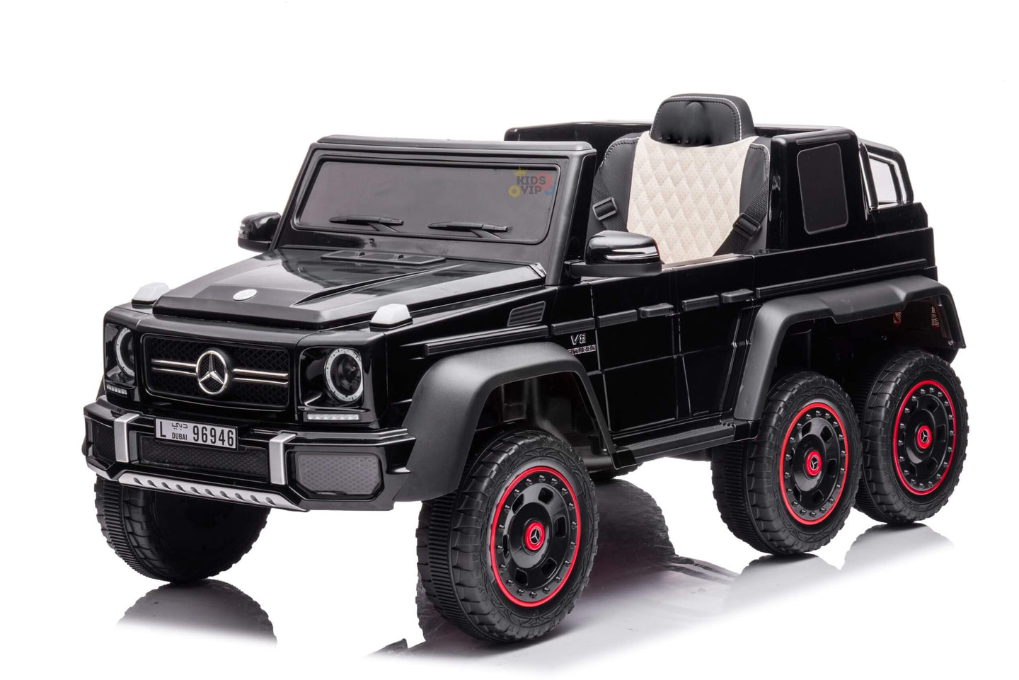 2024 Licensed Mercedes G63 | 6x6 | 24V Ride-On | Upgraded | Leather Seats | Rubber Tires | Small 2 Seater | Remote