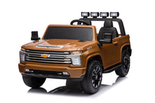 Load image into Gallery viewer, New Licensed 2024 Chevrolet Silverado Upgraded 24V 10AH | 2 Seater Ride On Truck | 4x4 | Leather Seats | Rubber Tires | 3 Colours | Remote
