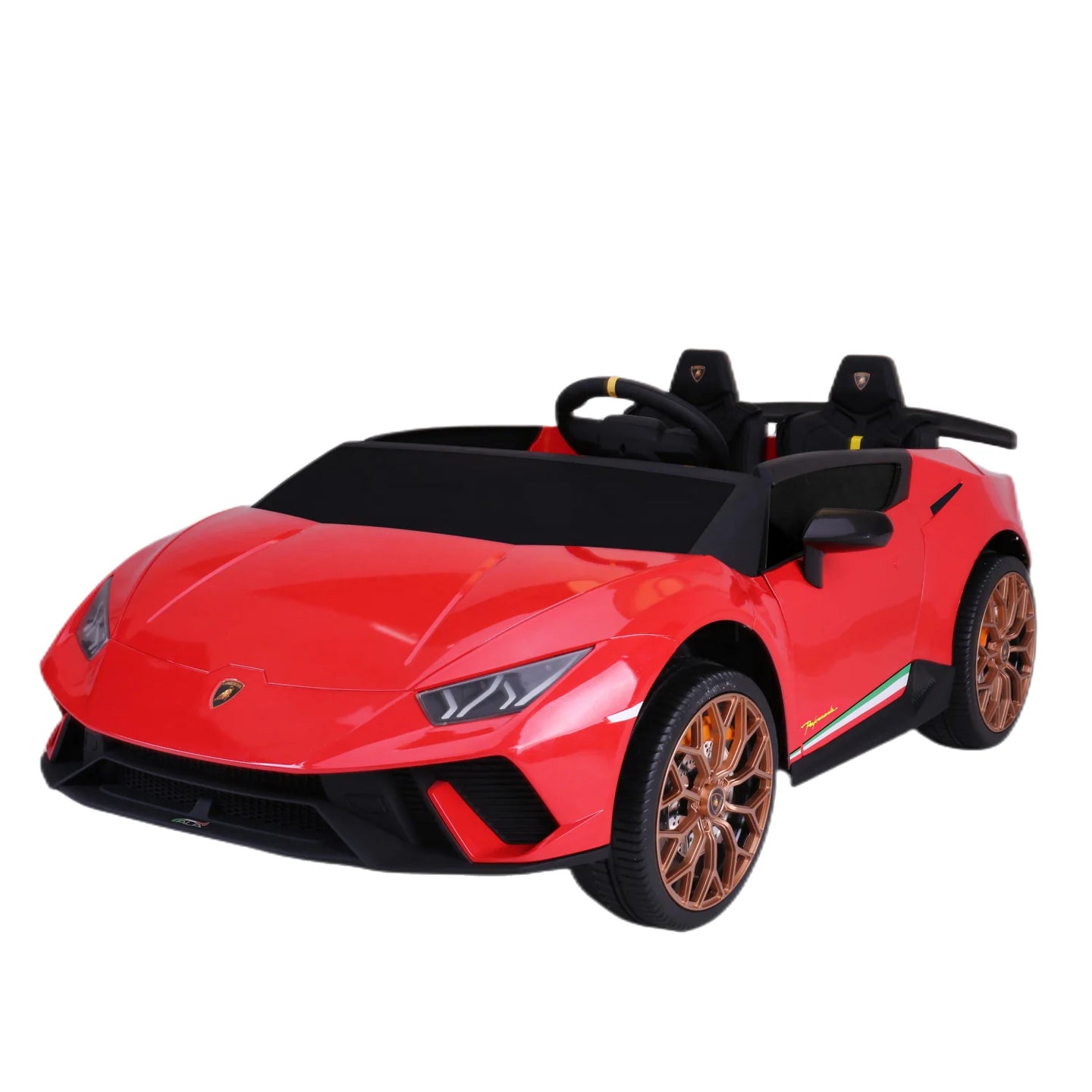 2024 Upgraded Licensed 24V Huracan Lamborghini 2 Seater XXL | 4x4 | Special Edition | Leather Seats | Rubber Tires | Remote