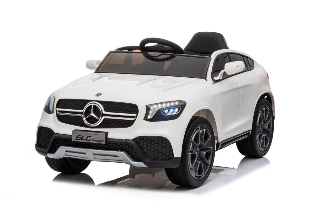 2024 Licensed GLC Upgraded 12V Mercedes Benz Coupe Kids Ride On Car | Leather Seat | Rubber Tires | 1 Seater | Remote