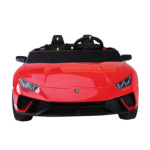 Load image into Gallery viewer, 2024 Upgraded Licensed 24V Huracan Lamborghini 2 Seater XXL | 4x4 | Special Edition | Leather Seats | Rubber Tires | Remote
