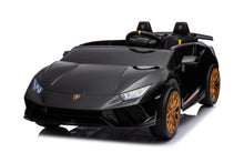 Load image into Gallery viewer, 2024 Upgraded Licensed 24V Huracan Lamborghini 2 Seater XXL | 4x4 | Special Edition | Leather Seats | Rubber Tires | Remote
