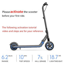 Load image into Gallery viewer, Super Cool Segway Ninebot eKickScooter Upgraded ZING E10 150W Motor | Electric Kick Scooter For Kids and Teens
