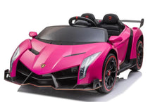 Load image into Gallery viewer, Licensed 2024 Lamborghini Veneno | Upgraded 24V | 4x4 Ride-On 2 Seater | Leather Seats | Rubber Tires | Remote
