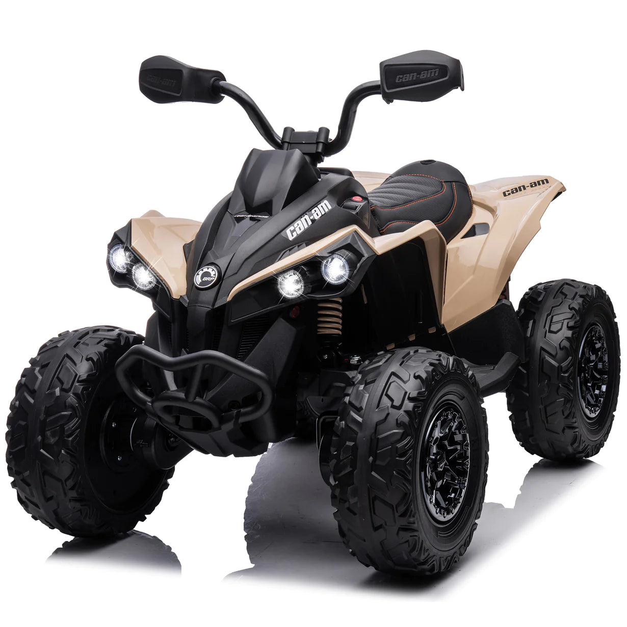 Licensed Can Am Renegade Upgraded ATV 24 Volt Ride On 1 Seater | 4x4 | Rubber Tires | Leather Seat | LED Lights