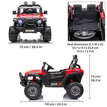 Load image into Gallery viewer, Super Cool Small 2 Seater Truck Turbo Style 12V Ride-On | Upgraded | Heavy Duty Tires | Remote
