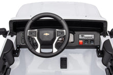 Load image into Gallery viewer, New Licensed 2025 Chevrolet Silverado Upgraded 24V 10AH | 2 Seater Ride On Truck | 4x4 | Leather Seats | Rubber Tires | 3 Colours | Remote | Pre Order
