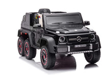 Load image into Gallery viewer, 2024 Licensed Mercedes G63 | 6x6 | 24V Ride-On | Upgraded | Leather Seats | Rubber Tires | Small 2 Seater | Remote
