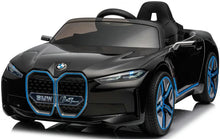 Load image into Gallery viewer, Licensed Upgraded 2025 BMW i4 Kids Ride On Car 1 Seater 12V | MP3 | Ages 3-8 | Remote
