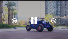 Load and play video in Gallery viewer, 24V | 2025 Upgraded UTV 2 Seater Ride on | 4x4 | Leather Seat | Mp4 Screen / TV Screen Rubber Tires | Pre Order | Remote
