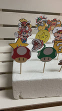 Load and play video in Gallery viewer, Super Mario Cupcake Toppers
