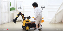 Load and play video in Gallery viewer, 2024 Model Children 6V Electric Remote Control Excavator Car With Music | Lights |  1-6 Year Old | Fully Electric
