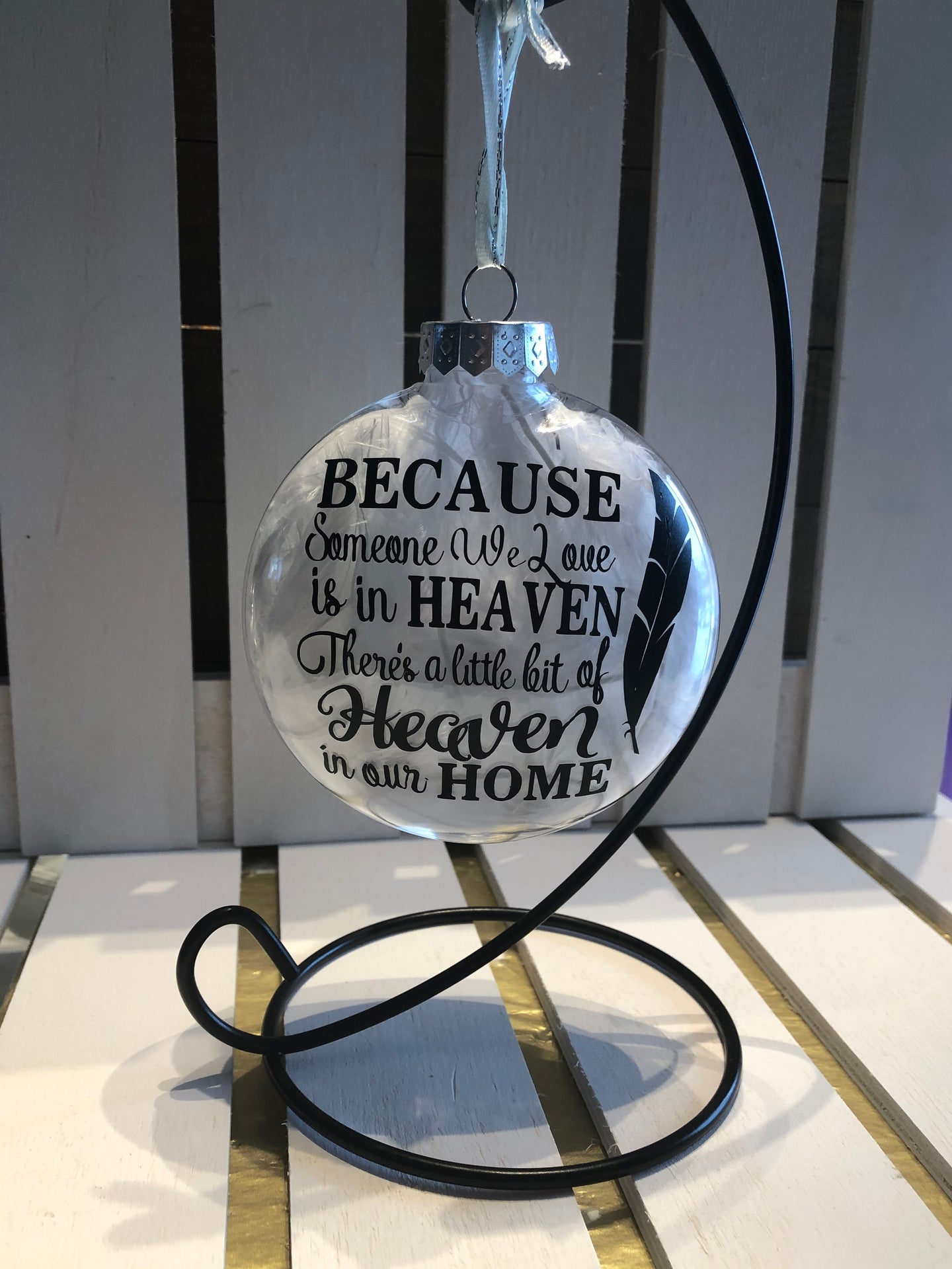 Because Someone We Love is in Heaven Ornament
