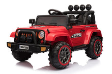 Load image into Gallery viewer, 2024 Super Cool All Terrain Jeep | Small 2 Seater | 2 Colours | Rubber Tires | Leather Seat | Ages 3-6 | Remote
