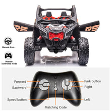 Load image into Gallery viewer, New Item | 48V Licensed CAN AM RS Maverick UTV Electric Kids&#39; Ride-On Car 2 Seater Buggy | 4x4 Upgraded | Leather Seats | Rubber Tires | Remote
