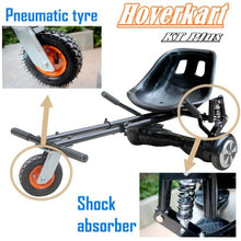 Load image into Gallery viewer, Upgraded Hovercart with Shock Absorber &amp; Pneumatic Tire for Off-Road Hoverboard | Big Adult Seat
