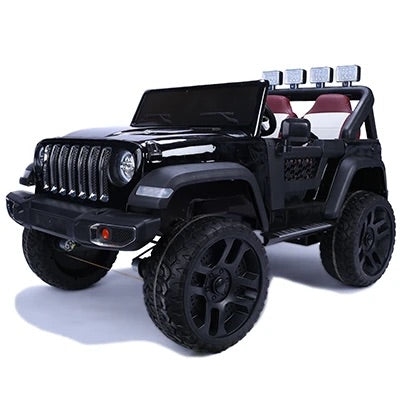 ECD 2024 Jeep Style 2 Seater Kids Ride-On 12V | 4x4 | Leather Seats | Rubber Tires | Remote