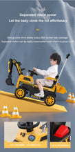 Load image into Gallery viewer, 2024 Model Children 6V Electric Remote Control Excavator Car With Music | Lights |  1-6 Year Old | Fully Electric
