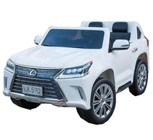 Load image into Gallery viewer, Licensed Lexus Pre Order LX570 2024 Ride On Upgraded XXL | Leather Seats | 24V | TV | Rubber Tires | 2 Seater | 4x4 Ride-On | Remote
