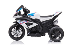 Load image into Gallery viewer, New Item 12V Licensed 2024 BMW HP4 | 1 Seater Ride on Trike Rubber Tires | LED Lights | Leather Seat
