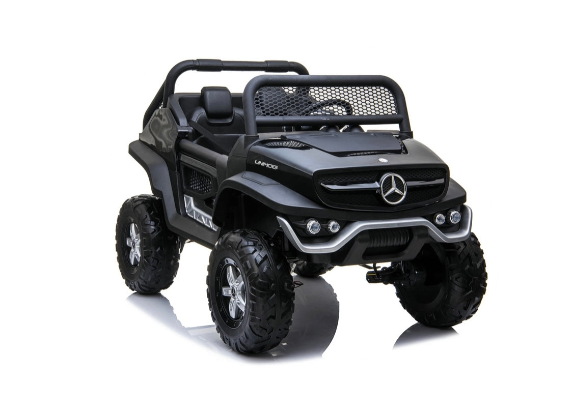 Licensed 2024 Mercedes Unimog 12V | 4x4 Ride-On | Big 1 Seater | Small 2 Seater | Leather Seats | Rubber Tires | Remote