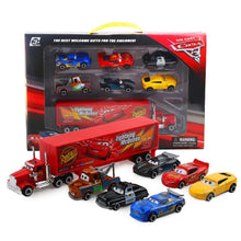 Load image into Gallery viewer, Set Disney Pixar Car 3 Lightning McQueen Jackson Storm Mack Uncle Truck 1:55 Diecast Metal Car Model Toy Boys &amp; Girls Gift
