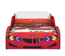 Load image into Gallery viewer, Super Cool High Quality Eco Race Car Bed - Twin Car Bed
