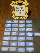 Load image into Gallery viewer, Acrylic Clear Rectangle Name Place Cards
