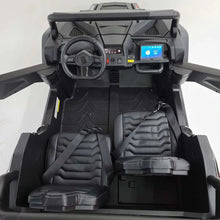 Load image into Gallery viewer, 2024 Upgraded 180 Watts BrushLess Motor Black Xxl UTV 2 Seater Dune Buggy Rubber Tires | Leather Seats | Up To 16KPH
