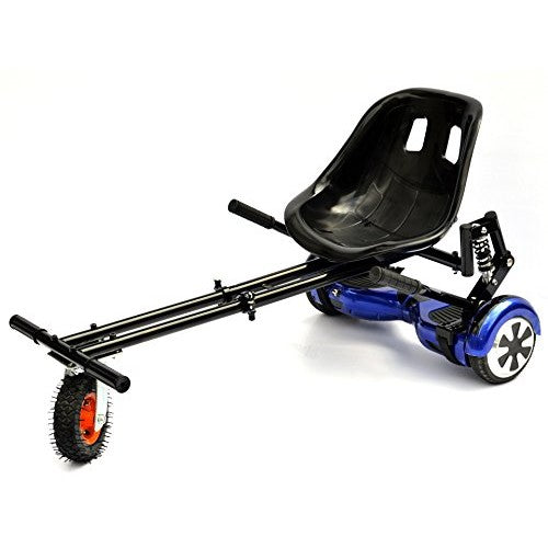 Upgraded Hovercart with Shock Absorber & Pneumatic Tire for Off-Road Hoverboard | Big Adult Seat